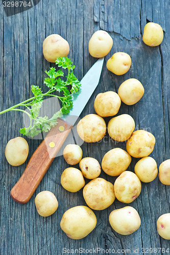 Image of raw potato