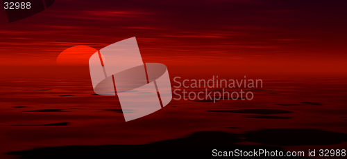 Image of Sunset background, digitaly created