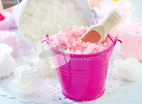 Image of salt and soap