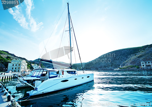 Image of Boats and yachts in port