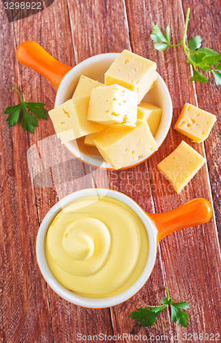 Image of cheese sauce