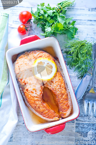 Image of baked salmon