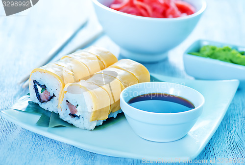 Image of fresh sushi 