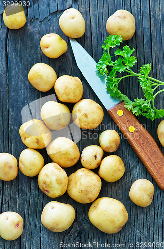 Image of raw potato