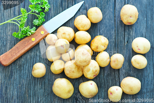 Image of raw potato