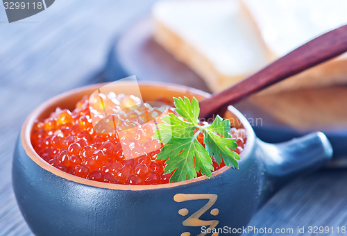 Image of salmon caviar