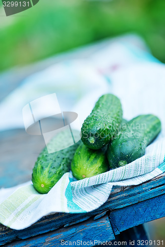 Image of raw cucumbers