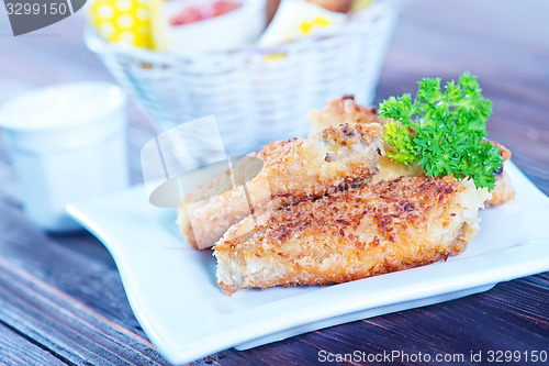 Image of fried chicken wings 