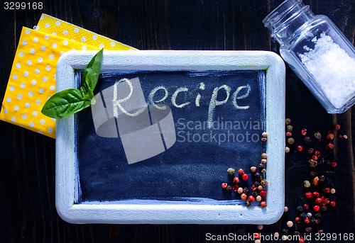 Image of board for recipe