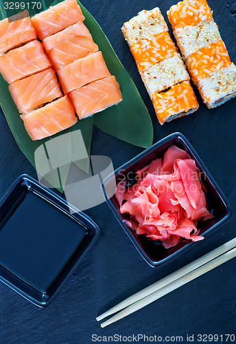 Image of fresh sushi 