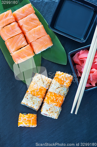 Image of fresh sushi 
