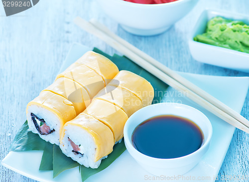 Image of fresh sushi 