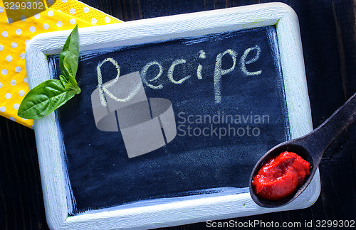 Image of board for recipe