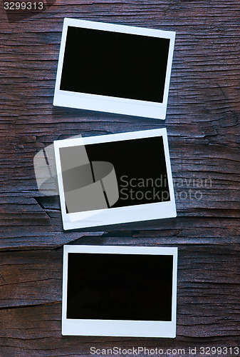 Image of Blank instant photo frames 