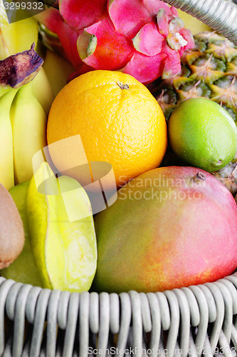 Image of fresh tropical fruits