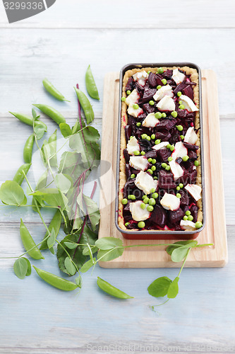 Image of beetroot tart