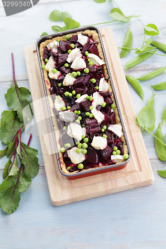 Image of beetroot tart