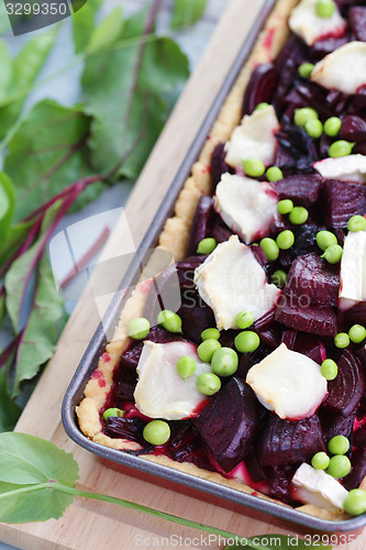 Image of beetroot tart