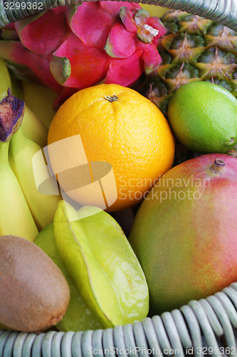 Image of fresh tropical fruits