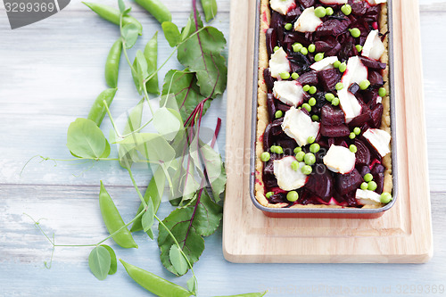 Image of beetroot tart