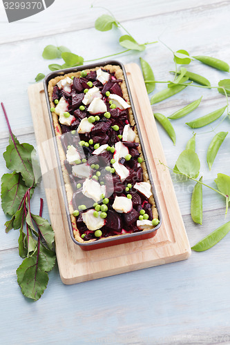 Image of beetroot tart