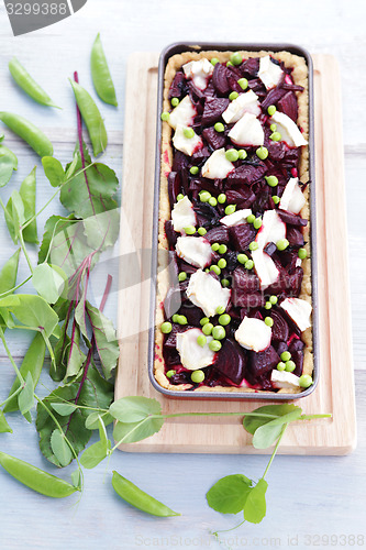 Image of beetroot tart