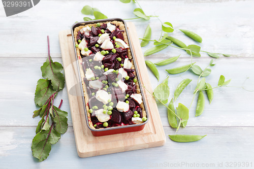 Image of beetroot tart