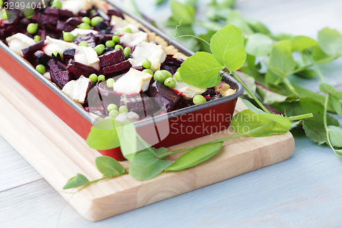 Image of beetroot tart