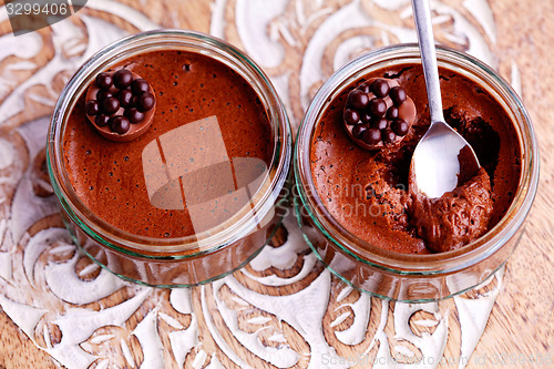 Image of chocolate mousse