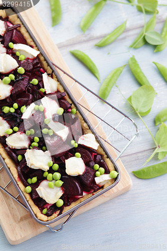 Image of beetroot tart