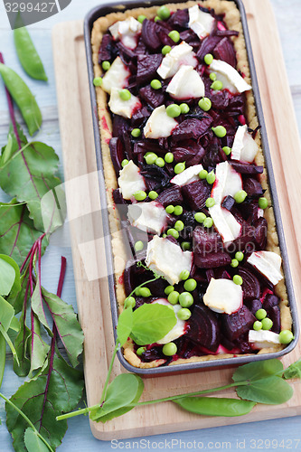 Image of beetroot tart