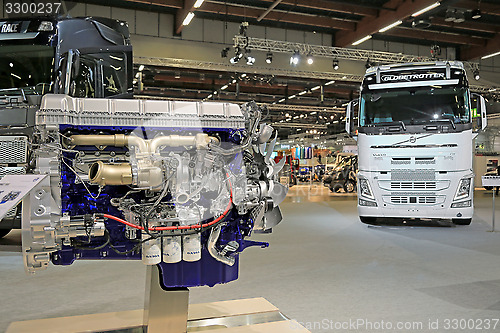 Image of Volvo D13K540 Diesel Engine Displayed at Logistics Transport 201