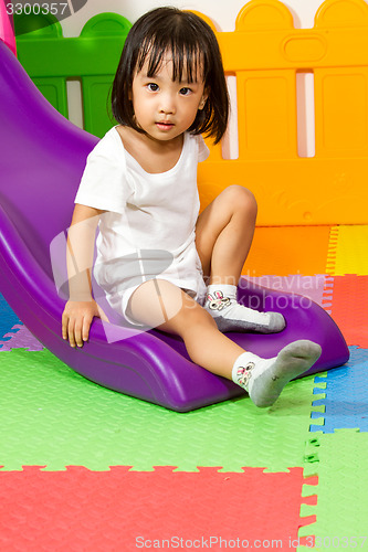 Image of Children Sliding