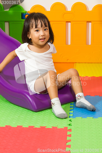 Image of Children Sliding