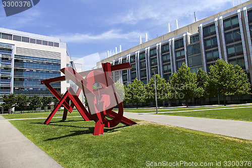 Image of Red Sculpture,  Boston