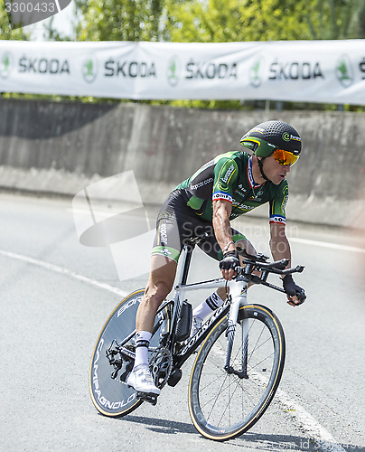 Image of The Cyclist Thomas Voeckler - Tour de France 2014