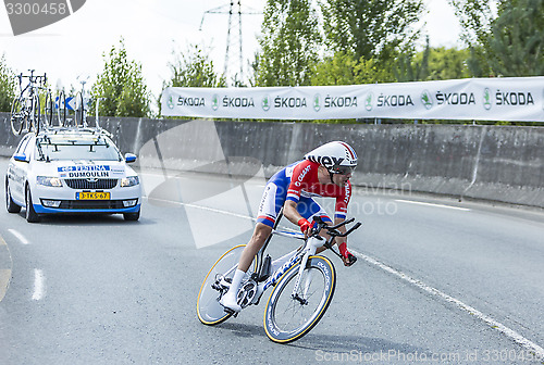 Image of The Cyclist Tom Dumoulin - Tour de France 2014