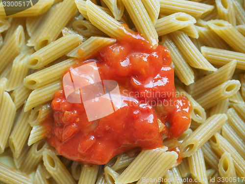 Image of Penne pasta with tomato