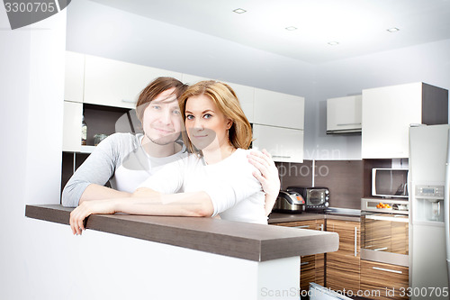 Image of Couple  In New Home