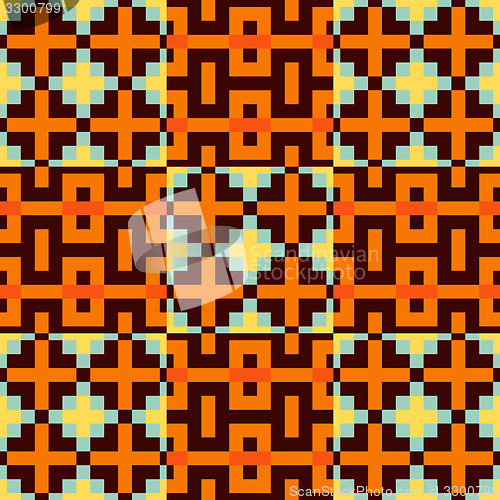 Image of Seamless pattern. Mosaic. 