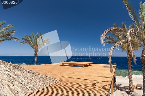 Image of Beach at the luxury hotel, Sharm el Sheikh, Egypt