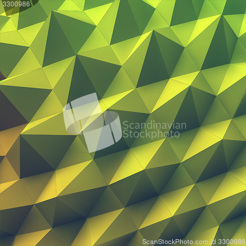 Image of Abstract geometric polygonal background. 3d vector illustration.