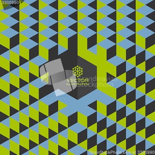 Image of Abstract geometrical 3d background. 