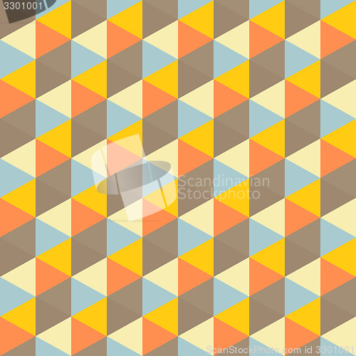 Image of Abstract geometric seamless pattern. Vector Illustration.  