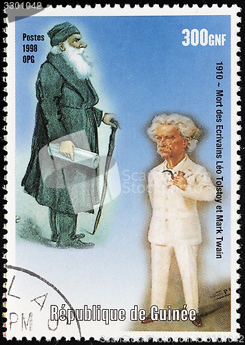 Image of Mark Twain and Leo Tolstoy