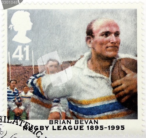 Image of Brian Bevan Stamp