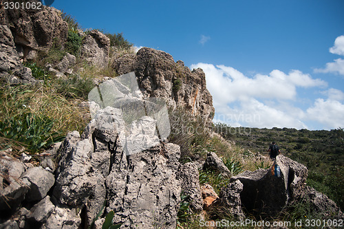 Image of Hiking in nature trail