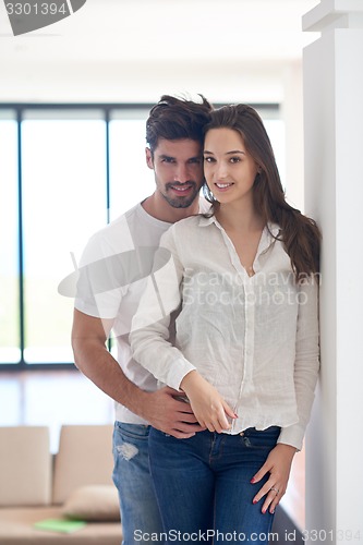 Image of happy young romantic couple have fun arelax  relax at home