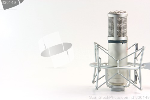 Image of isolated microphone