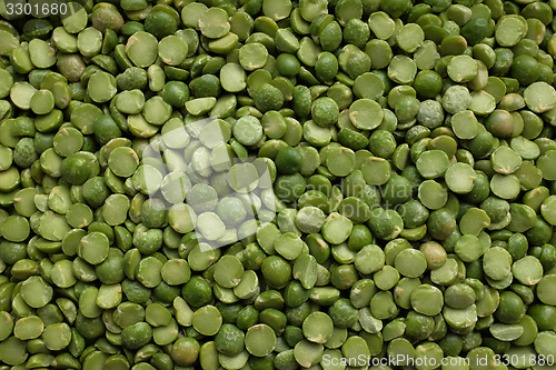 Image of Dried green split peas background